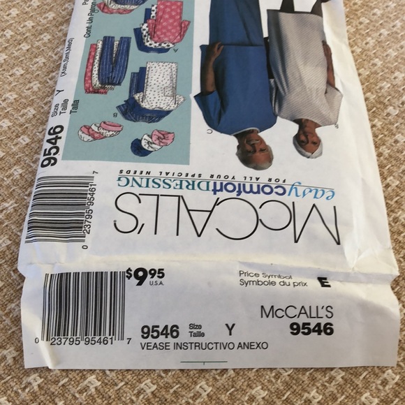 NWT McCall’s easy comfort sewing pattern  for special needs scrubs - Picture 10 of 16
